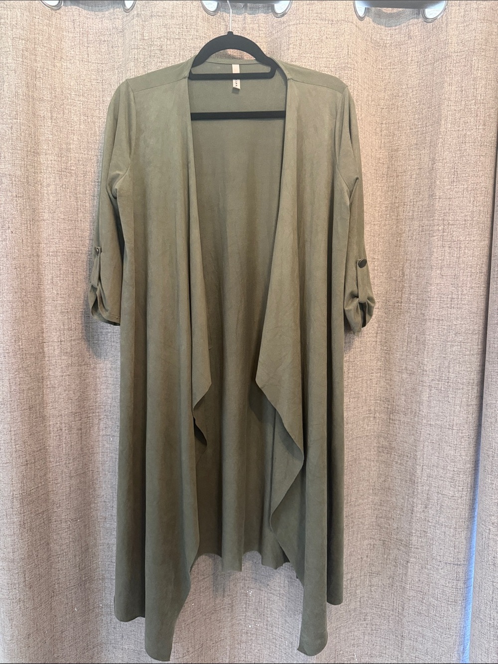 Gilli Olive Green Open Front Cardigan